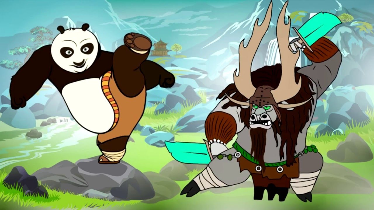 1280x720 Kung Fu Panda 3 - Kung Fu Panda Painting