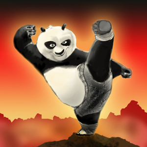 300x300 Kung Fu Panda Speed Painting By R Evolv3r - Kung Fu Panda Painting
