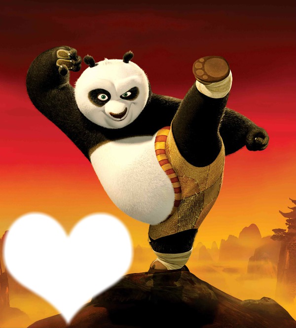 600x666 Photo Montage Po Kung Fu Panda - Kung Fu Panda Painting