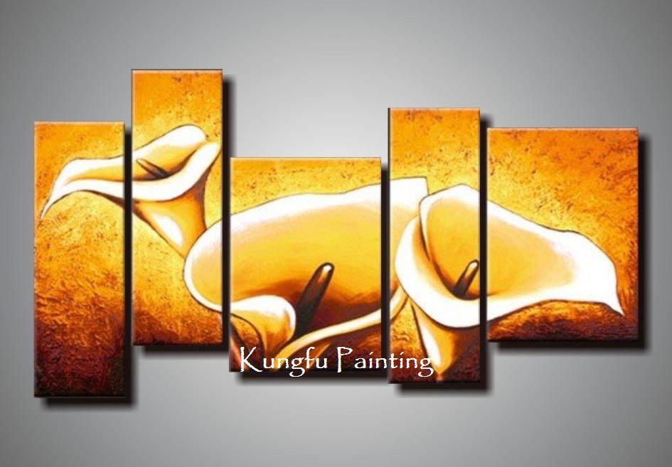 945x657 2018 100% Hand Painted Unframed Discount 5 Panel Oil Painting Wall - Kungfu Painting