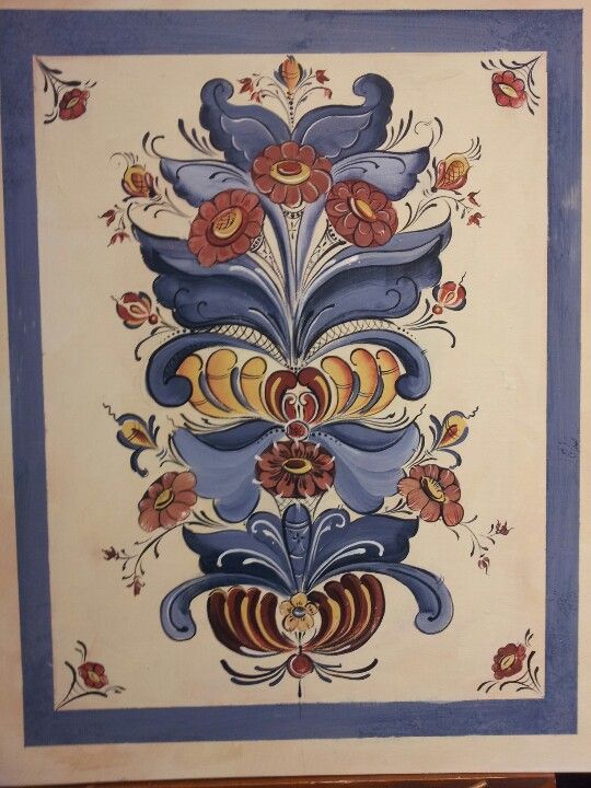 540x720 My New Kurbits Painting! For The Home Paintings - Kurbits Painting