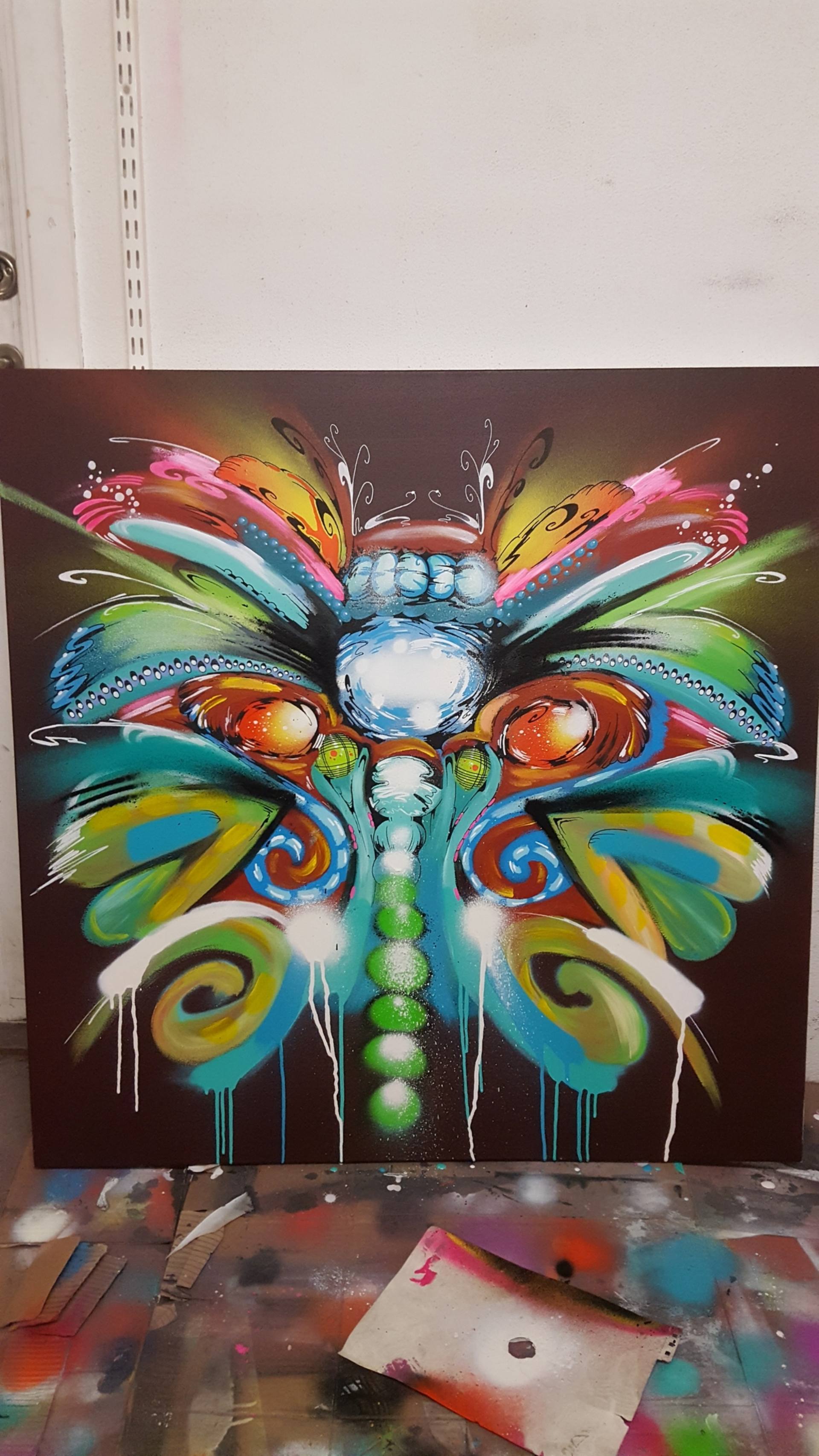 1920x3413 Saatchi Art Kurbits Mosquito Painting By Benny Halldin - Kurbits Painting