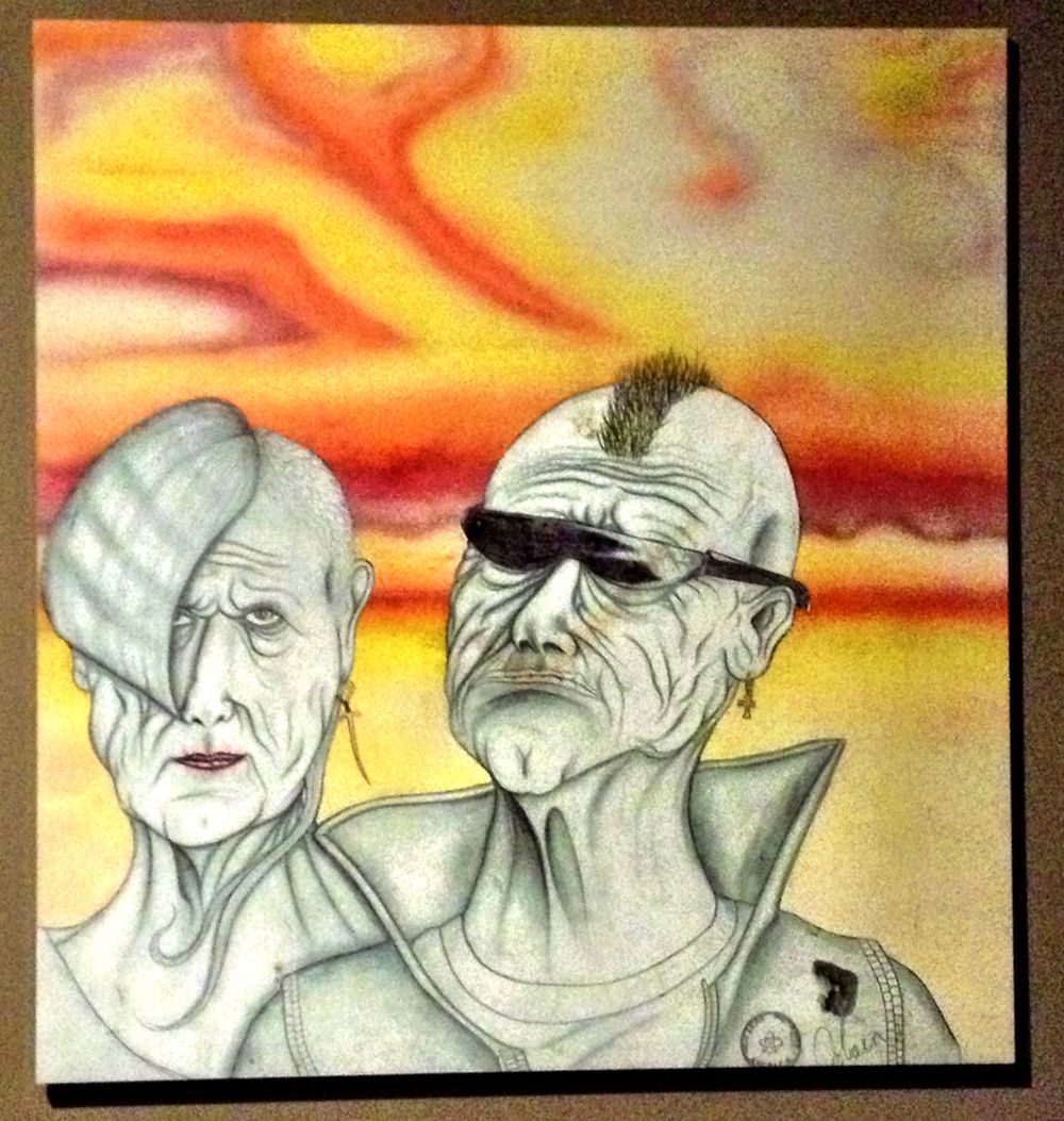 1000x1053 Kurt Cobain Painting - Kurt Cobain Painting