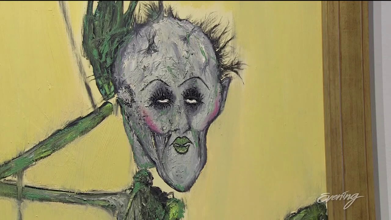 1280x720 Kurt Cobain Paintings On Display! - Kurt Cobain Painting