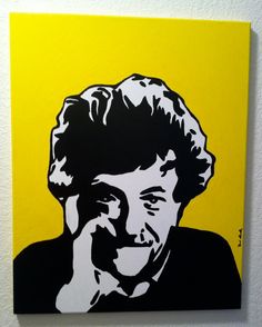 236x294 Martin Scorsese 11 By 14 Pop Art Painting With Red Background - Kurt Vonnegut Painting