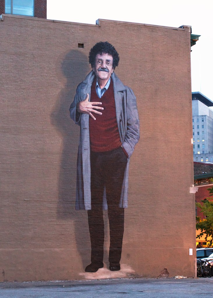 732x1024 Who Is Kilgore Trout So It Goes - Kurt Vonnegut Painting