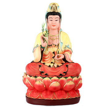 350x350 Wholesale Color Painting Sitting Kwan Yin Buddha Statue - Kwan Yin Painting