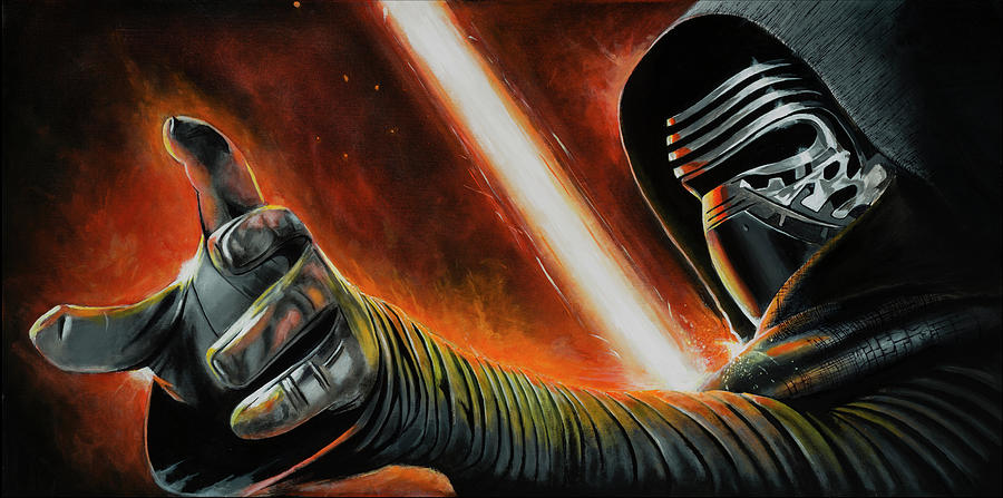 900x447 Kylo Ren Painting By Don Medina - Kylo Ren Painting