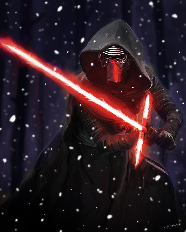 Kylo Ren Painting at PaintingValley.com | Explore collection of Kylo ...