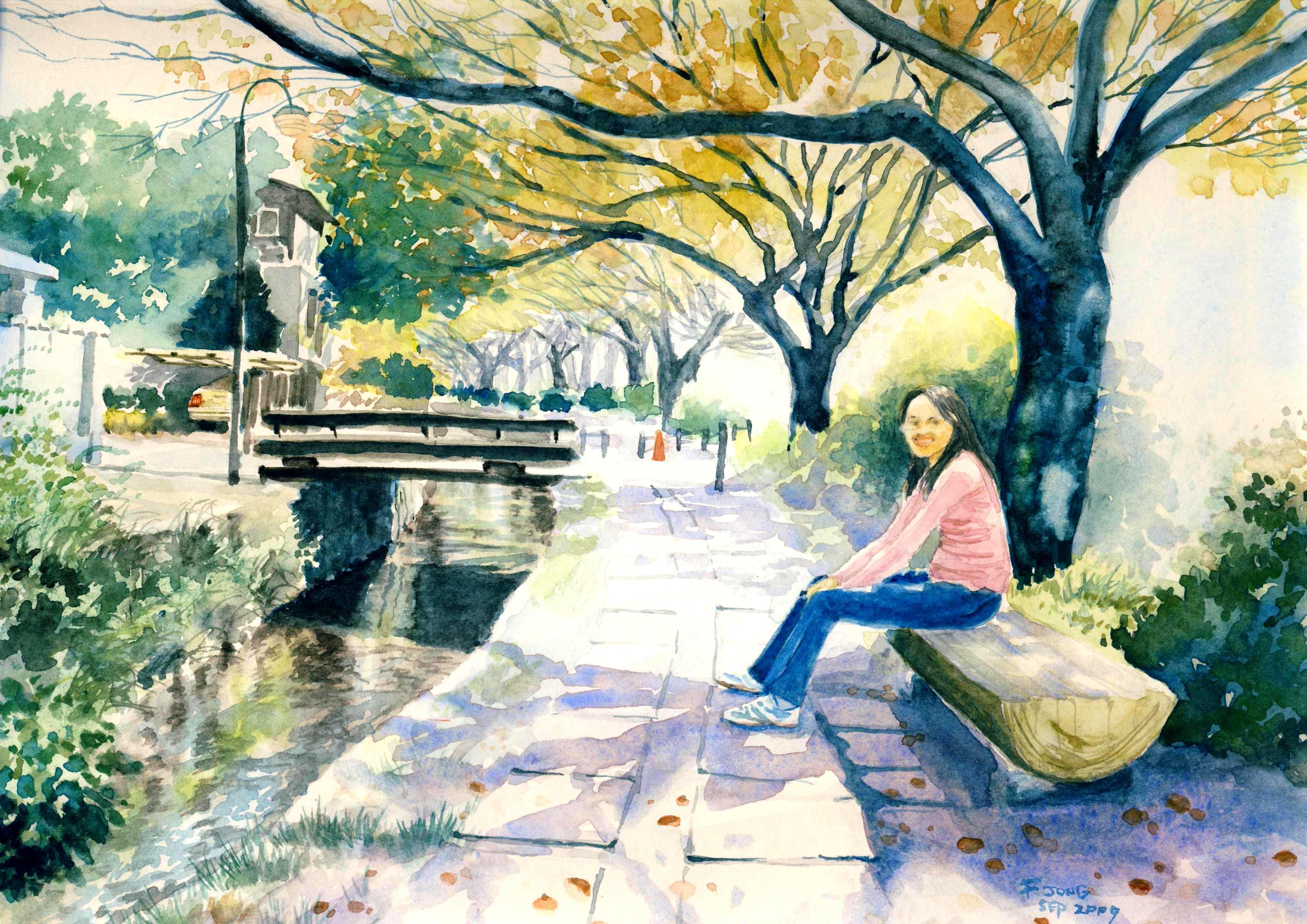 3507x2480 Kyoto A Painting A Week - Kyoto Painting