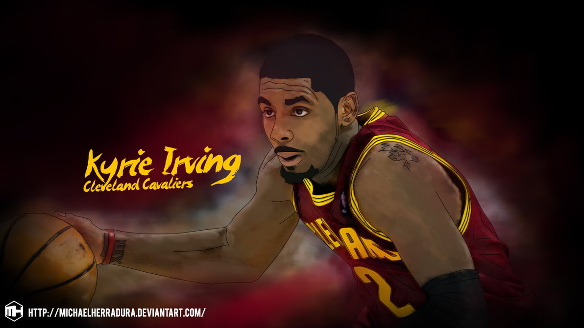 1192x670 Kyrie Irving Paint Wallpaper By Michaelherradura - Kyrie Irving Painting