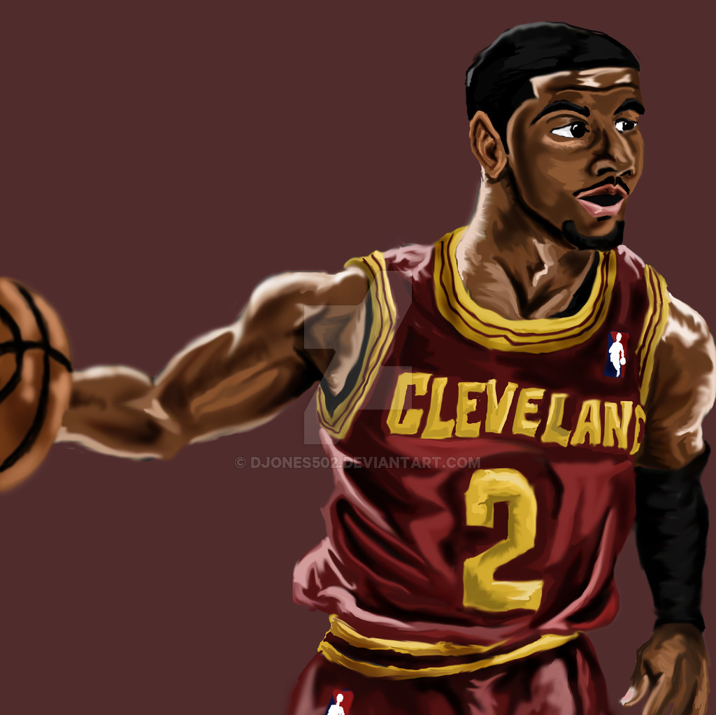 1024x1022 Kyrie Irving By Djones502 - Kyrie Irving Painting