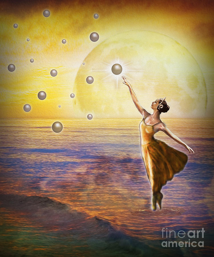 750x900 Pearls Of Heaven Painting By Todd L Thomas - L Thomas Painting