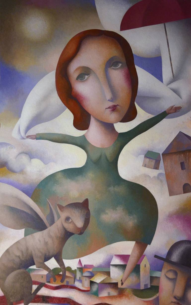 770x1230 Saatchi Art Remedios La Bella Painting By Arnaudon Art - La Bella Painting