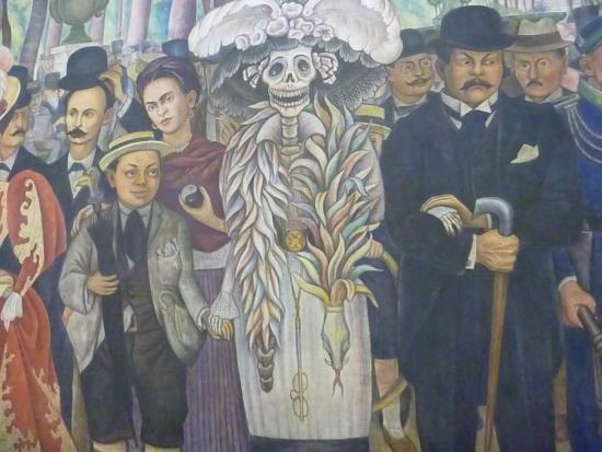 550x413 La Catrina Y Diego - La Catrina Painting