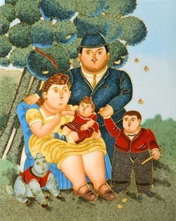 250x314 La Familia Paintings - La Familia Painting