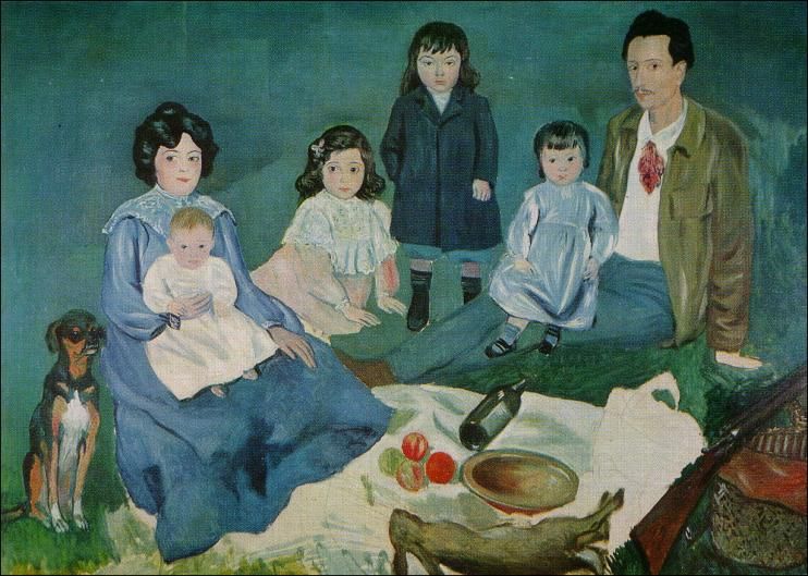 742x529 Mi Familia - La Familia Painting