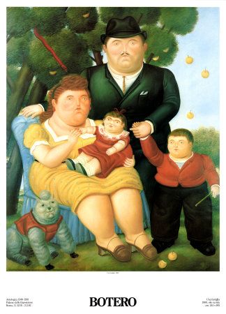 324x450 The Family (La Familia) By Fernando Botero Art - La Familia Painting