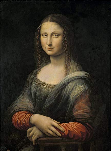 433x587 Oil Painting - La Gioconda Painting