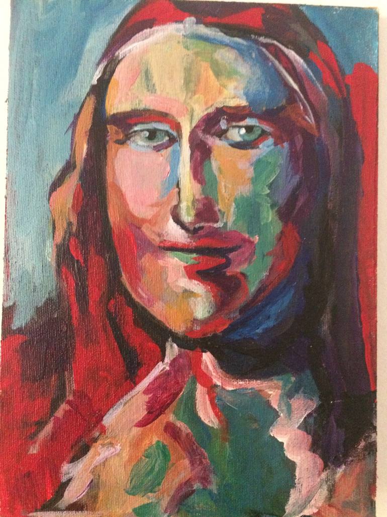770x1027 Saatchi Art La Gioconda Painting By Xabier - La Gioconda Painting
