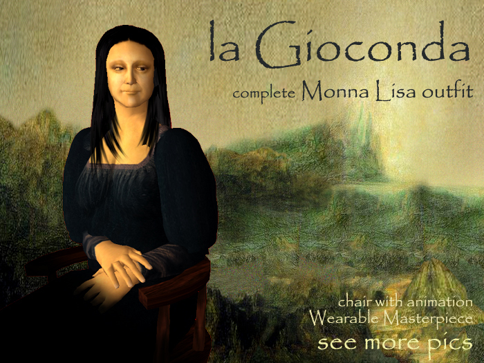 700x525 Second Life Marketplace - La Gioconda Painting