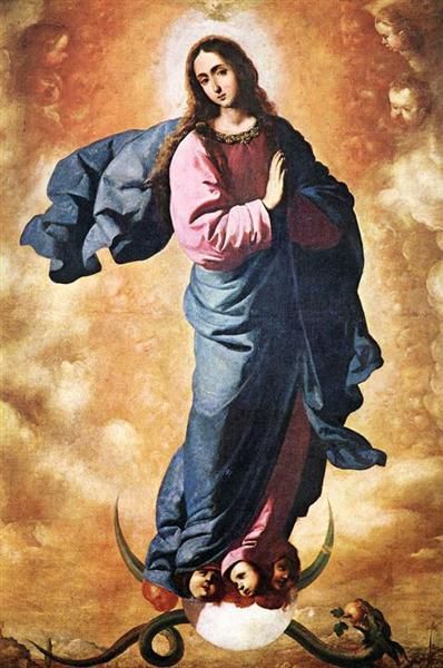 398x600 La Inmaculada - La Inmaculada Concepcin Painting
