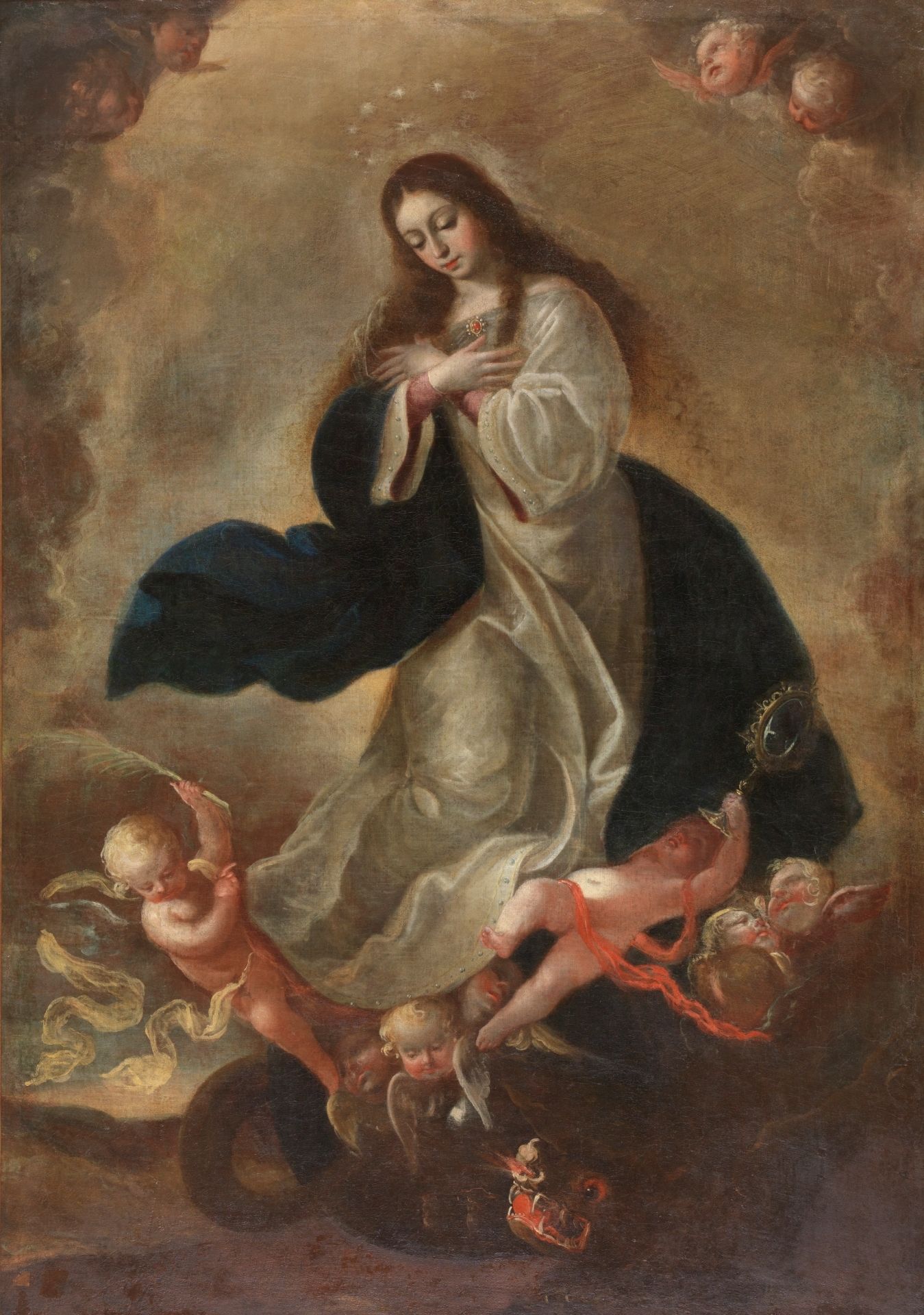 1349x1920 The Immaculate Conception La Inmaculada Second - La Inmaculada Concepcin Painting