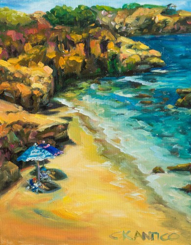 390x500 Sea And Ocean Paintings Seascapes By Concetta Antico - La Jolla Painting