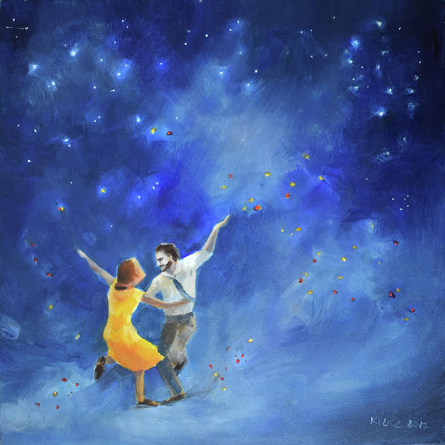 900x900 La La Land Painting By Anna Kulisz - La La Land Painting