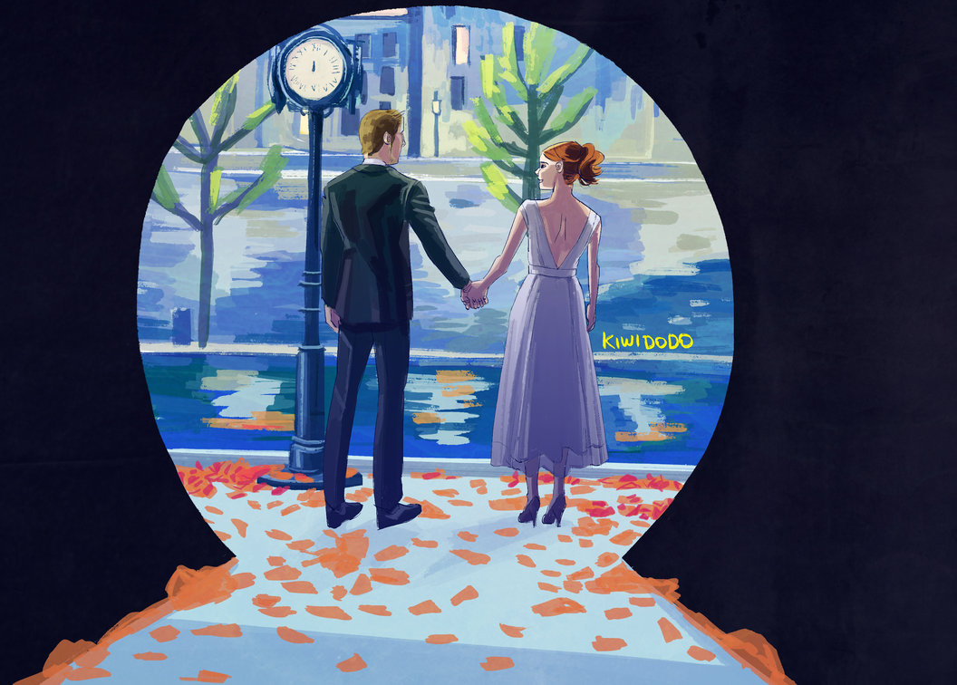 1056x756 La La Land By Kiwidodo - La La Land Painting