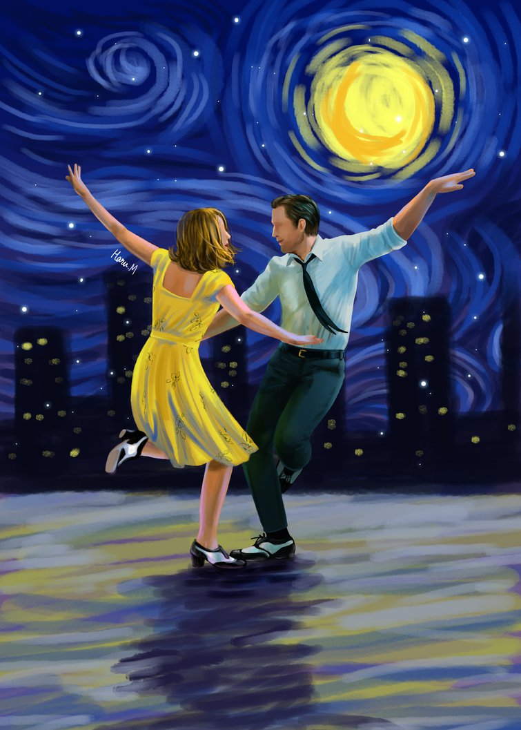 755x1057 La La Land By Haru Akira - La La Land Painting