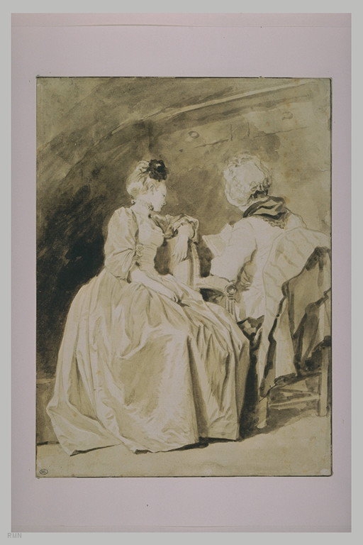 512x768 Reading Louvre Museum Paris - La Lecture Painting