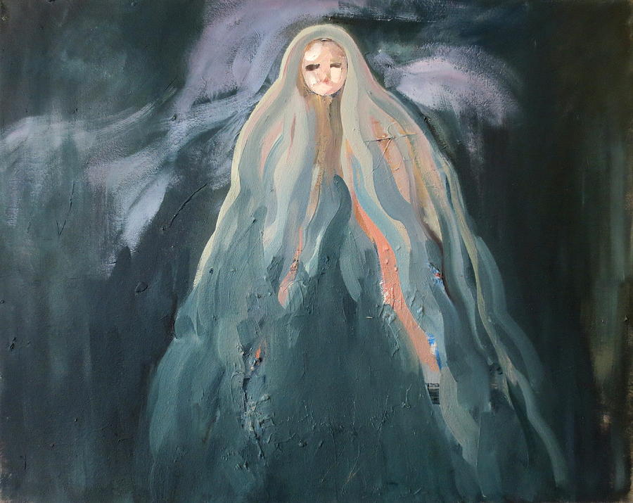 900x715 La Llorona Painting By Mark Van Ert - La Llorona Painting