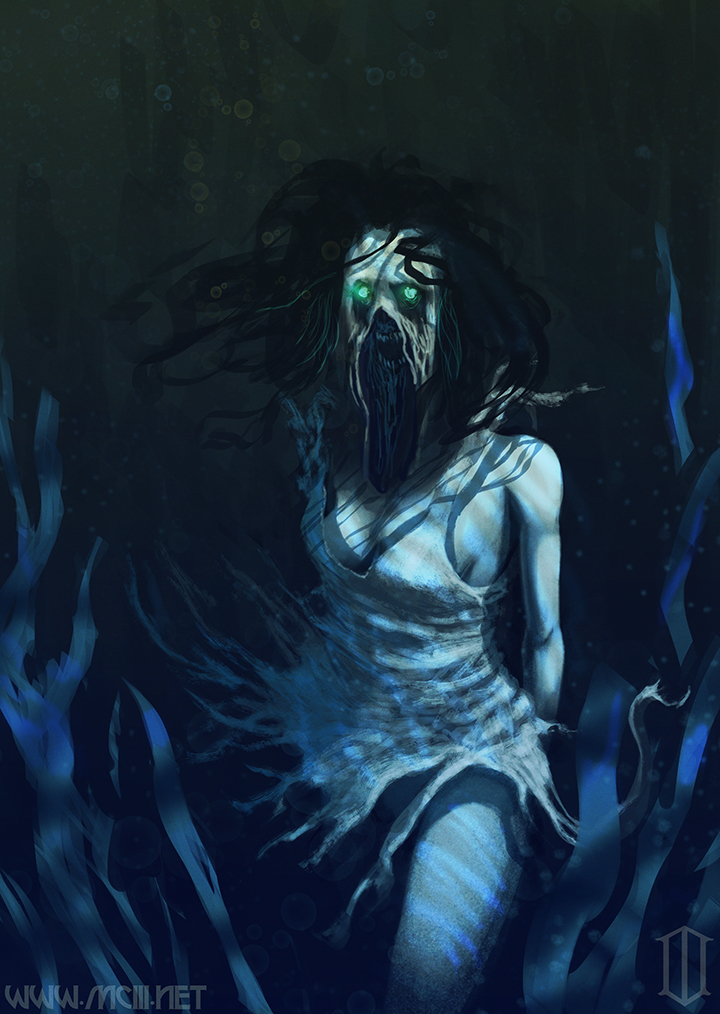 720x1014 La Llorona By Mike086 - La Llorona Painting