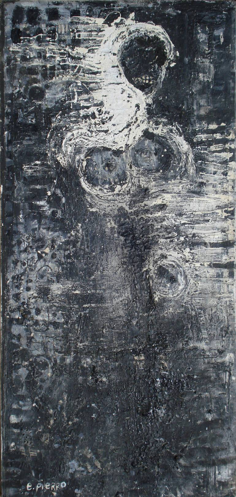 770x1622 Saatchi Art La Llorona Painting By Emiliano Pierro - La Llorona Painting