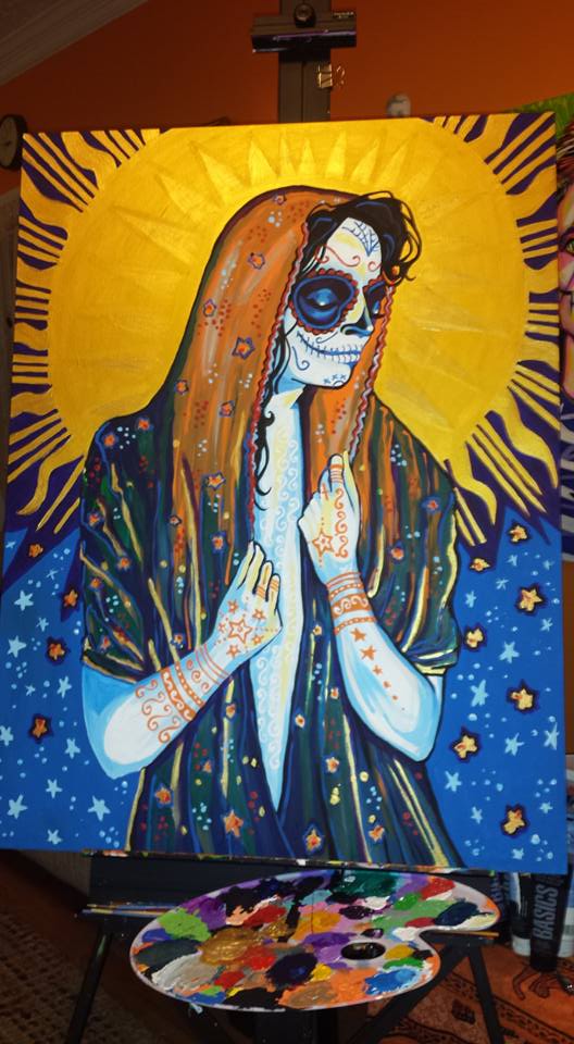 528x960 La Llorona Skinz N Bonez - La Llorona Painting