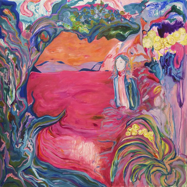 770x771 Saatchi Art La Mer Painting By Davina Shefet - La Mer Painting