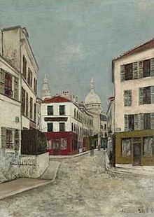 220x310 Maurice Utrillo - La Painting