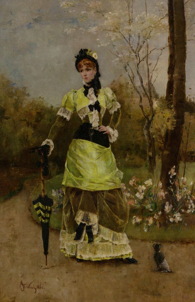 646x1000 Best Alfred Stevens Images By Mlmorgan On Alfred - La Parisienne Painting