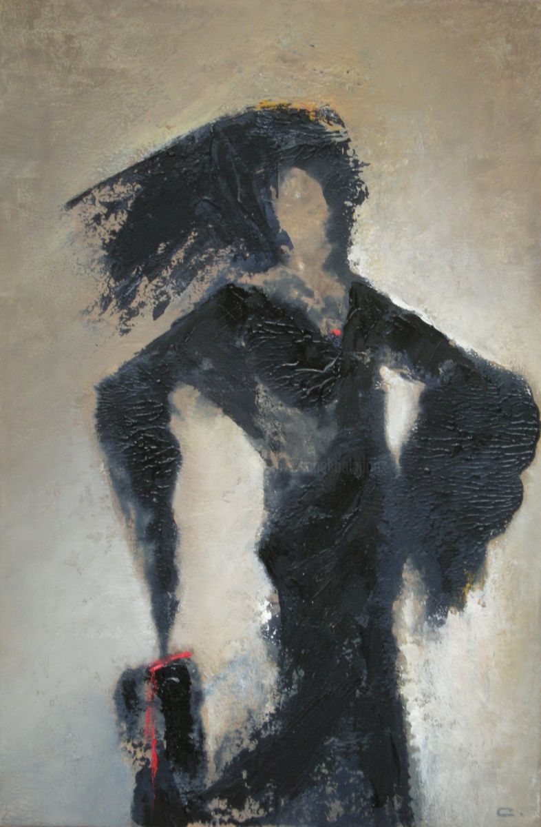 786x1200 La Parisienne (Corine Bouladoux Meynard) - La Parisienne Painting