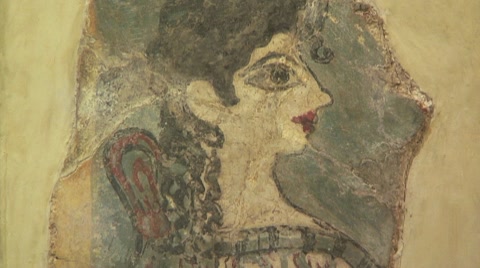 480x268 Minoan Wall Painting Goddess Priestess Ariadne La Parisienne - La Parisienne Painting