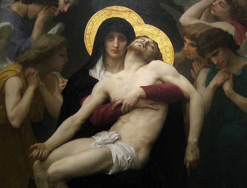 800x610 Adolphe William Bouguereau Online - La Pieta Painting