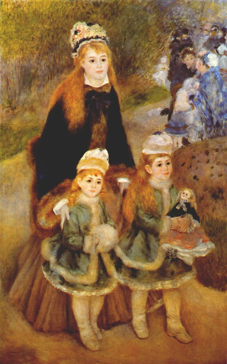 781x1250 Auguste Renoir - La Promenade Painting