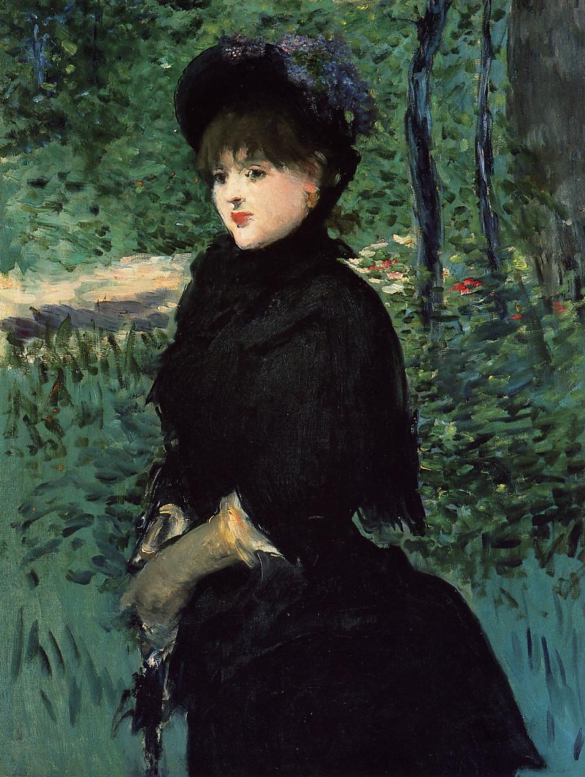 842x1117 Manet - La Promenade Painting
