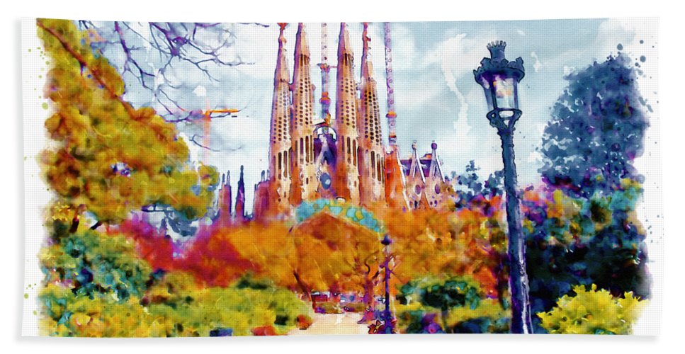 967x500 La Sagrada Familia - La Sagrada Familia Painting