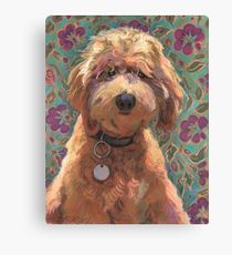 210x230 Labradoodle Painting Amp Mixed Media Canvas Prints Redbubble - Labradoodle Painting
