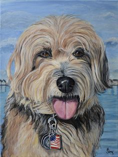 236x314 Labradoodle Paintings - Labradoodle Painting