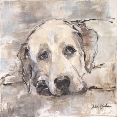 375x375 Labrador Retriever Paintings For Sale Saatchi Art - Labrador Retriever Painting