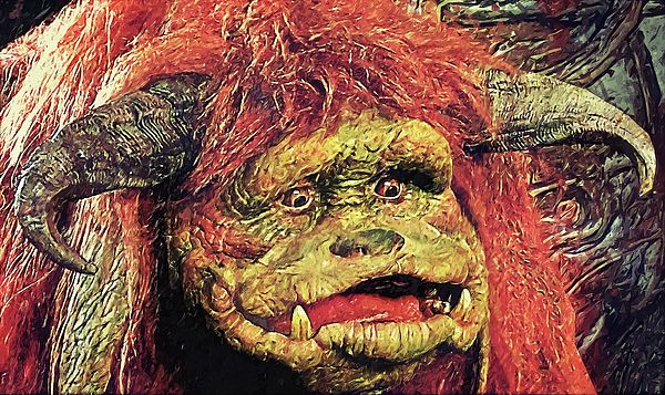 600x357 Ludo, Labyrinth Movie, Illustration, Digital Painting, Gigantic - Labyrinth Movie Painting