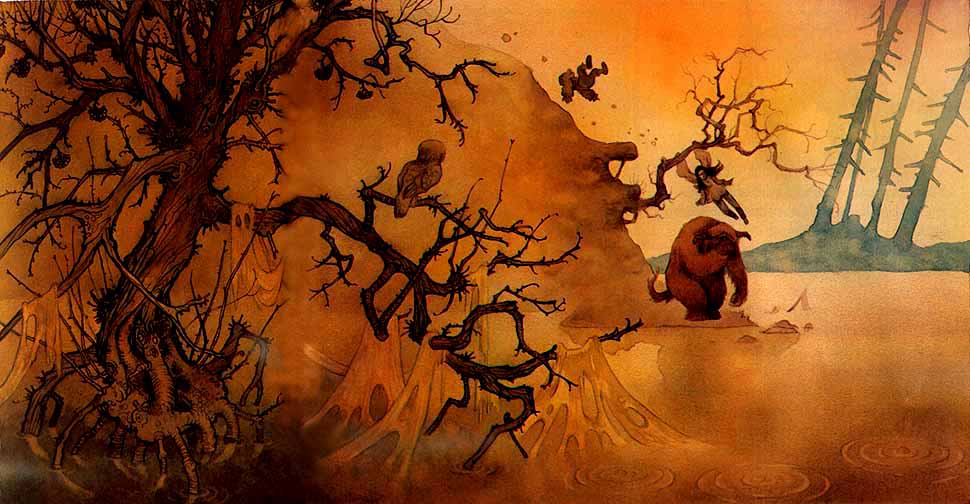 970x504 Atla Hrafney - Labyrinth Movie Painting